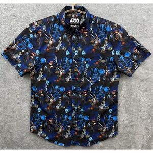 RSVLTS Shirt Men Large Blue Black Star Wars The Trilogy Limited Edition Kunuflex